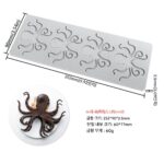 새로운 홀로우 리프 화환 크리에이티브 분자 요리 플레이팅 장식 꾸밈 바삭바삭한 실리콘 몰드 레이스 몰드 - 이미지 5