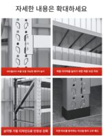 304 스테인리스 스틸 선반 창고 산업용 상업용 중장비 랙 지하실 냉장 보관 다층 조절식 보관 랙 - 이미지 4