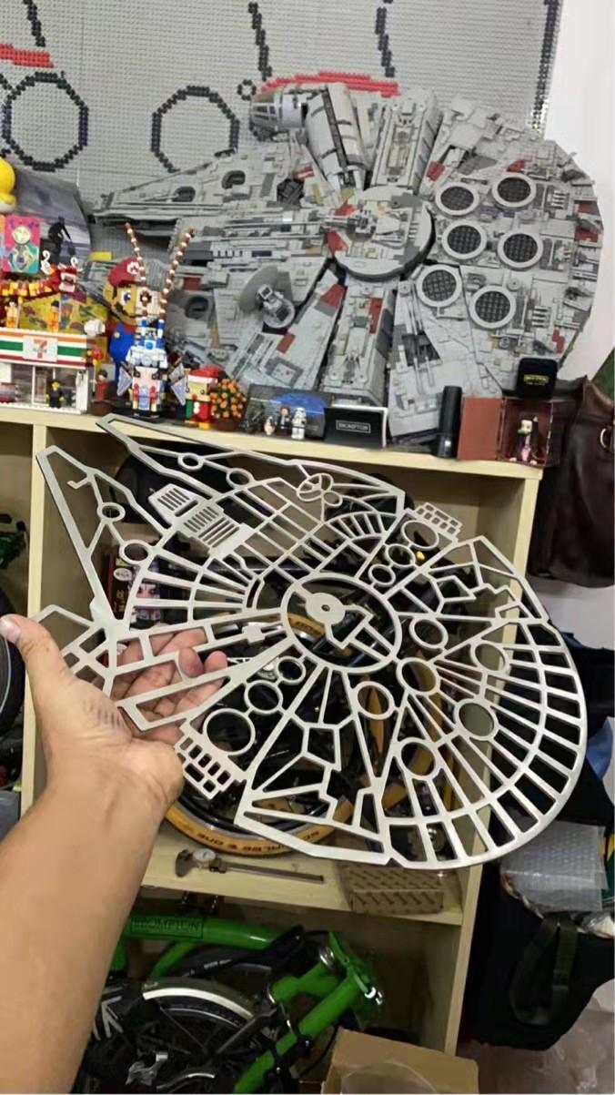 main_660220751303_0-1 야외 캠핑 장비 스테인리스 스틸 스타워즈 밀레니엄 팔콘 다기능 테이블 바베큐 트레이 삼각대 데스크탑 - 이미지 1