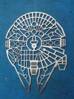 야외 캠핑 장비 스테인리스 스틸 스타워즈 밀레니엄 팔콘 다기능 테이블 바베큐 트레이 삼각대 데스크탑 - 이미지 2