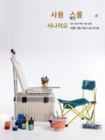 미술학생을 위한 특별한 그림상자, 그림카트, 스케치카트, 그림도구, 페인트상자, 보관비밀상자, 가볍고 다기능 - 이미지 5