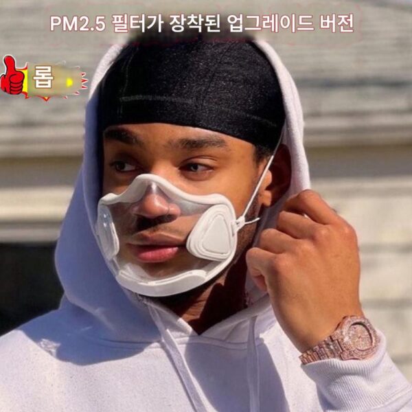 PC 마우스 가드, 립 커버, 투명 보호 마스크, 방수 마스크, 초투명 3차원 커버