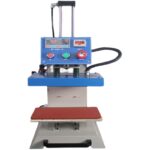 자동 싱글 스테이션 의류 핫 라벨링 기계 소형 공압 열전사 인쇄 기계 라벨링 기계 티셔츠 의류 핫 다이아몬드 - 이미지 5