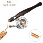 EMMROD 스테인리스 스틸 바다 래프트 얼음낚싯대 초단형 원목 손잡이 낚싯대 FZ-SP - 이미지 2