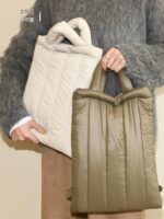 Qigu | ins niche Apple 컴퓨터 가방 핸드헬드 백팩 macbook 충격 방지 방수 노트북 라이너 가방 - 이미지 4