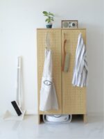 하우스키핑 캐비닛 윤징 에코백스 청소도구 진공 청소기 기지국 랙 스위핑 로봇 수납 캐비닛 - 이미지 2