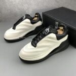 유럽 ​​남성화 2025년 봄 신상품 남성 스포츠 캐주얼화 두꺼운 밑창 키높이 아빠화 남성 빵화 - 이미지 2