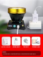 교체 가능한 배터리가 있는 헤드램프, 방수 낚시 유도, 듀얼 리튬 18650, 분리형 헤드 마운트 강력한 조명 - 이미지 2