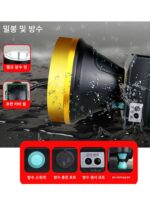 교체 가능한 배터리가 있는 헤드램프, 방수 낚시 유도, 듀얼 리튬 18650, 분리형 헤드 마운트 강력한 조명 - 이미지 3