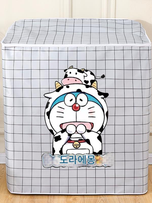 반자동 더블 실린더 세탁기 커버 더블 배럴 구식 세탁기 커버 천 방수 선크림 세탁기 방진 커버 천
