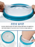 석고 방수 발 커버 다리 팔 골절 부상 수술 후 목욕 보호 커버 picc 카테터 목욕 방수 인공물 - 이미지 2