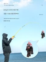 광웨이 소형 황륜 워터드롭 휠 루어 슈트 풀세트 루어로드 민물 바다 낚시 장거리 카본 낚싯대 - 이미지 3