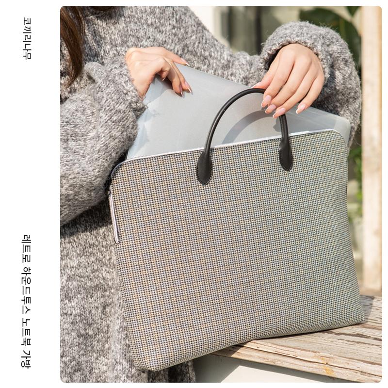 main_665923699655_0-1 하운드투스 노트북 가방 여성 14 디자인 틈새 16인치 통근 가방 15 하이엔드 노트북 태블릿 가방 메이트북 Apple Huawei Lenovo 컴퓨터에 적합 - 이미지 1