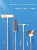 고산지대 벽 청소 천장 청소 유물 확장형 망원 막대 걸레 먼지 털이 청소기 먼지 청소 가정용 도구 - 이미지 2