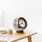 3D-JP 데스크 시계 3djp 3차원 크리에이티브 퍼즐 145피스 데스크탑 시계 장식품 원고 커피 KC1070 - 이미지 2