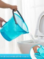 다기능 버킷 야외 시트 낚시 버킷 자동차 보관 상자 세차 버킷 더블 버킷 두꺼워 휴대용 스탠드 가능 - 이미지 2