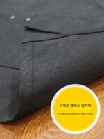 목수, 정원사, 화가, 남성 작업복을 위한 맞춤 로고 인쇄가 있는 유럽 및 미국 스타일의 두꺼운 캔버스 방수 앞치마 - 이미지 2