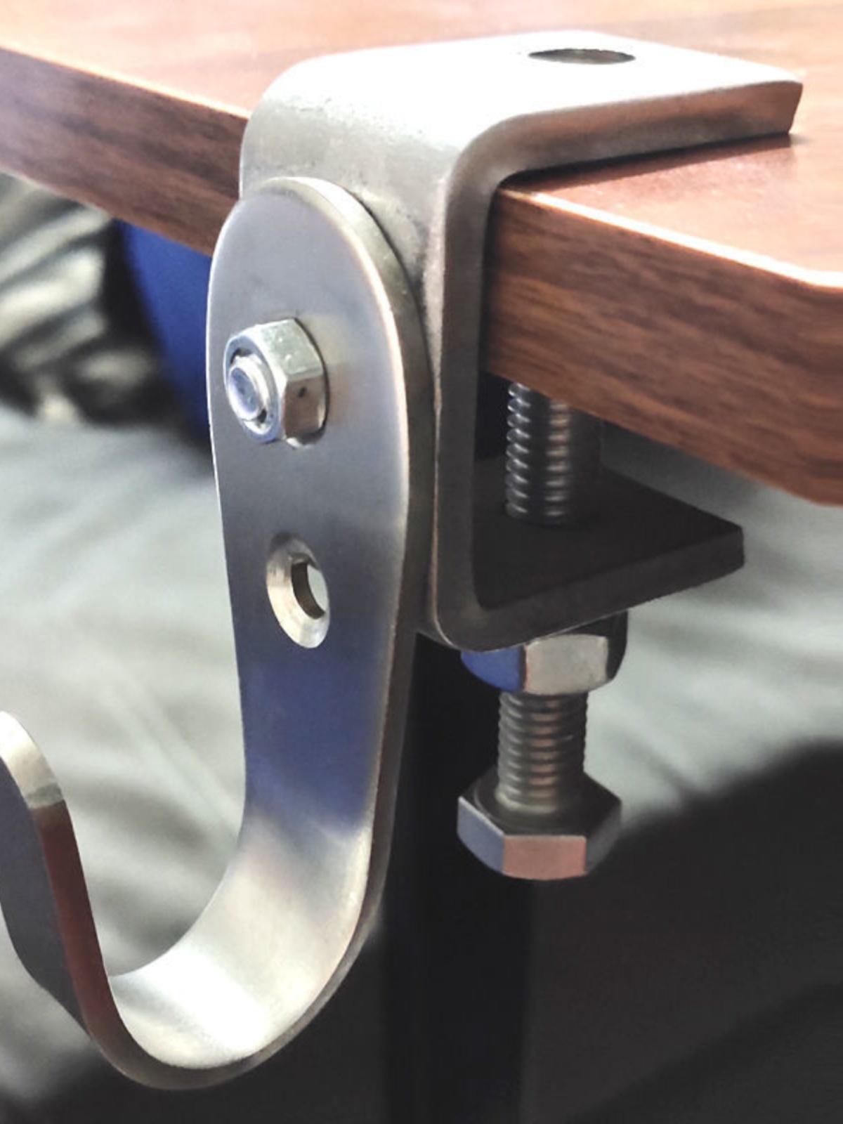 main_668938359391_0-1 학생용 백팩 후크 책상 옆 가방 걸이 유물 분리형 무료 설치 S자형 책상 옆 후크 책상 - 이미지 1