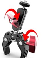 Insta360 X4X3 파노라마 스포츠 카메라 강력한 클램프 오토바이 고정 브라켓 자전거 고프로 dji - 이미지 3