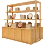 견고한 목재 건조식품 담배, 알코올, 차, 농산물, 해산물 식품 디스플레이 카운터, 쇼핑몰 선반, 편의점 특수 맞춤형 - 이미지 5