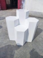 스팟 페인트 드론 디스플레이 스탠드 육각형 플랫폼 쇼케이스 유형 발광 스탠드 이동 및 사용자 정의 가능 - 이미지 5