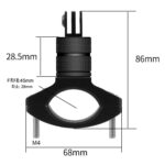 BGNing은 GoPro13 자전거 클램프 스포츠 카메라 360° 회전 대구경 브라켓 자전거 클램프에 적합합니다. - 이미지 2