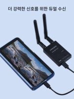 Skydroid Yunzhuo UVC 듀얼 안테나 5.8G 모바일 폰 이미지 전송 수신기 VR 비디오 수집을 통한 fpv 항공 사진 - 이미지 4