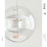 덴마크 Verpan VP Globe 라운드 볼 스타 램프 노르딕 크리에이티브 바 거실 레스토랑 디자이너 샹들리에 - 이미지 4