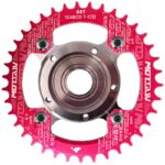 자전거 리튬 배터리 개조 부품 통성 미드 마운트 모터 부품 104BCD 어댑터 플레이트 치아 플레이트 베이스 어셈블리 - 이미지 5