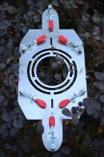 야외 텐트 굴뚝 화상 방지 보드 캠핑 나무 스토브 연기 파이프 단열 링 스테인리스 스틸 굴뚝 입구 액세서리 무료 개방 - 이미지 2