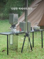한투 2023년 신제품 야외 기린 나무 난로 확장형 피크닉 난로 다기능 텐트 실용 수납 - 이미지 3