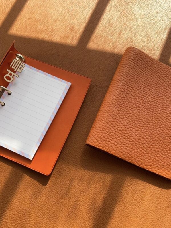 H 홈 노트북 변형 루즈리프 폴더 분리방지 마크패드 링방지 인쇄패드 핸드북 쿠아우스 액세서리