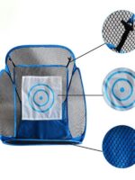 실내 골프 연습장 스윙 트레이너 치핑 네트 골프공 수집 매트 타겟 접이식 수집 네트 - 이미지 3