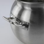 합성바닥 냄비 국그릇 스테인리스 황소머리 냄비 고대 죽그릇 합성바닥 국통 죽그릇 국그릇 스튜 냄비 스튜 냄비 드럼형 - 이미지 3