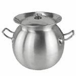 합성바닥 냄비 국그릇 스테인리스 황소머리 냄비 고대 죽그릇 합성바닥 국통 죽그릇 국그릇 스튜 냄비 스튜 냄비 드럼형 - 이미지 5