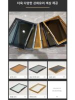 전체 알루미늄 유리 와인 캐비닛 맞춤형 심플 모던 와인 캐비닛 거실 홈 다이닝 사이드 캐비닛 디스플레이 캐비닛 맞춤형 보관 캐비닛 - 이미지 5