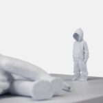 모킹버드 로빈 수지 장식품 스웨트셔츠 소년 캐릭터 조각 아시아 추상 데스크탑 선물 - 이미지 2