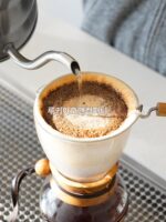 HARIO 일본 플란넬 커피 필터 천 손잡이 필터백 드립 커피 양조 냄비 세트 - 이미지 4