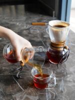 HARIO 일본 플란넬 커피 필터 천 손잡이 필터백 드립 커피 양조 냄비 세트 - 이미지 5