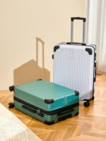 남성용 24인치 여행가방, 튼튼하고 두껍고 내구성이 뛰어난 여성용 학생용 트롤리 케이스, 개인화된 여행 케이스, 작고 가벼운 가죽 여행가방 - 이미지 2