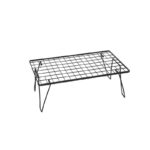 일본 UNIFLAME 야외 캠핑 셀프드라이빙 접이식 휴대용 테이블 캠핑 다이닝 테이블 블랙 초경량 다층 스태킹 랙 - 이미지 5