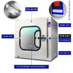 304 스테인리스 스틸 이송창 실험실 치과 병원 자외선 살균 소독 연동 이송 캐비닛 구강 - 이미지 3