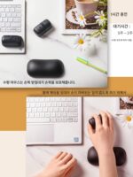 수평 마우스 i1 블루투스 또는 USB 무선 - 휴대용 사무실 안티 마우스 핸드 인체공학적 35g 리튬 충전식 배터리 - 이미지 2