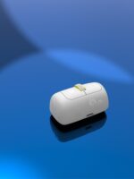 수평 마우스 i1 블루투스 또는 USB 무선 - 휴대용 사무실 안티 마우스 핸드 인체공학적 35g 리튬 충전식 배터리 - 이미지 4