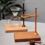 핸드브루 커피포트 세트 레트로 커피 핸드브루 스탠드 V60 드립필터 컵 유리 쉐어링 포트 매칭 주방용품 - 이미지 2