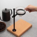핸드브루 커피포트 세트 레트로 커피 핸드브루 스탠드 V60 드립필터 컵 유리 쉐어링 포트 매칭 주방용품 - 이미지 4
