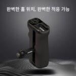 SLR 카메라 토끼 케이지에 적합한 나무 측면 핸들 Smoger 철제 헤드 카메라 토끼 케이지 범용 핫슈 측면 그립 핸들 - 이미지 3