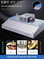 대형 흡입식 케이터링 어스 스토브 상업용 레인지 후드 배기 후드 주방 연기 흡입기 올인원 머신 호텔 전용 - 이미지 4