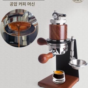 Cobb capsulone58 파우더 볼 이탈리아 공압식 스테인리스 스틸 휴대용 수동 에스프레소 머신 홈 사용자