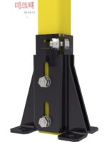 기계 장비 안전 펜스 로봇 보호망 작업장 격리 조절식 텔레스코픽 중장비 4060 다리 판매